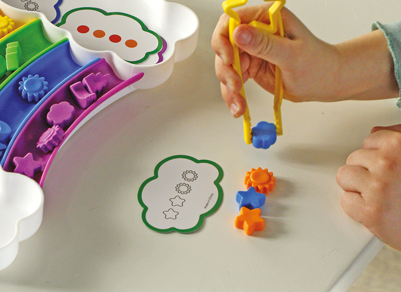 Sorteren - Learning Resources Rainbow Sorting Tray - regenboog sorteertray - kleur en vorm - per set