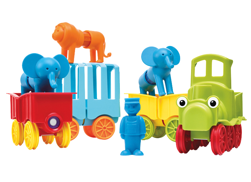 Bouwset - SmartMax my first animal train - mijn eerste trein - set van 25