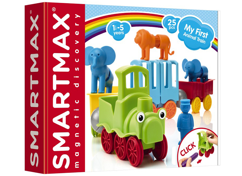 Bouwset - SmartMax my first animal train - mijn eerste trein - set van 25