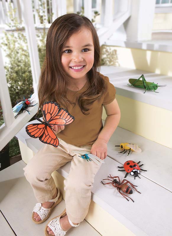 Speelgoed figuren - Learning Resources Jumbo Insects - insecten - set van 7 assorti