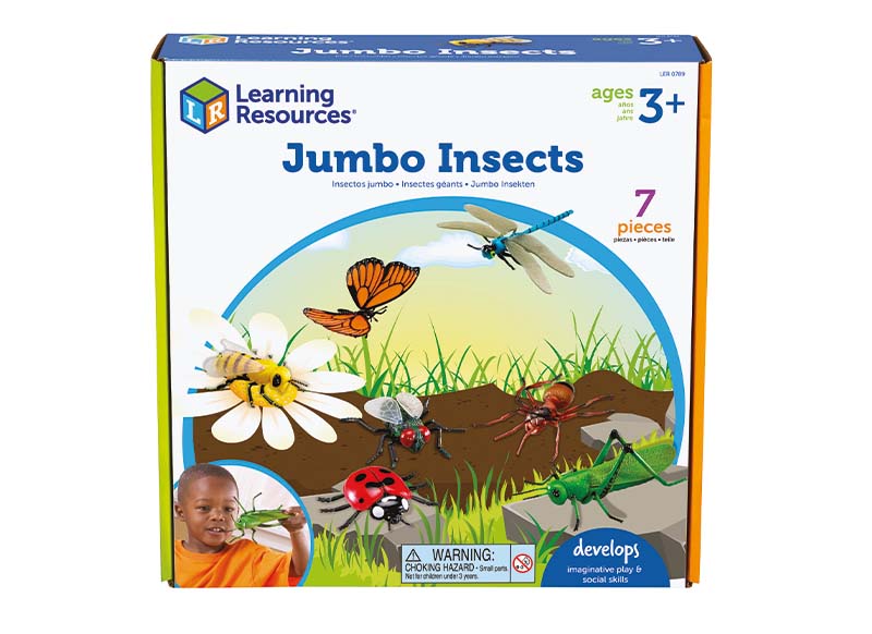 Speelgoed figuren - Learning Resources Jumbo Insects - insecten - set van 7 assorti