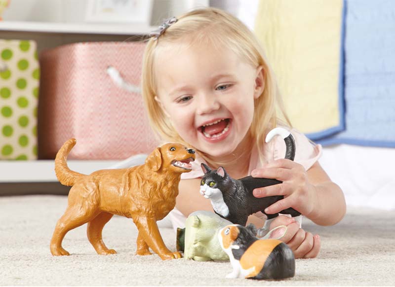 Speelgoed figuren - Learning Resources Jumbo Pets - huisdieren - set van 6 assorti