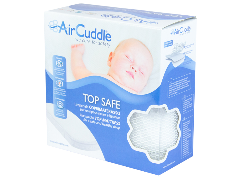 Matrasbeschermer - AirCuddle - top safe -40x90 cm - per stuk