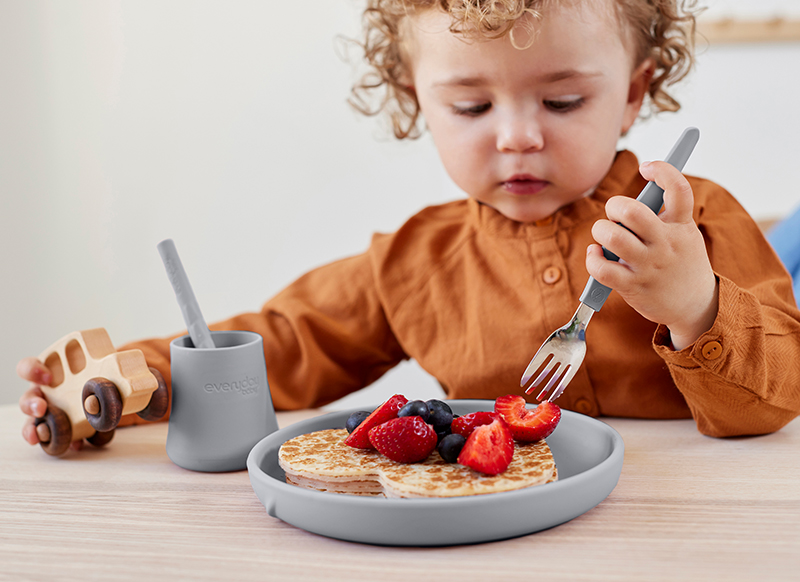 Eetgerei - siliconen - Everyday baby - bordje - per stuk