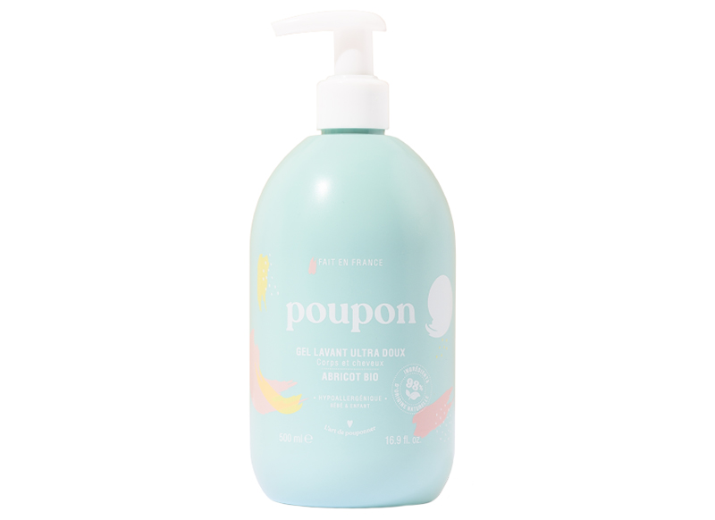 Verzorging - Reinigingsproducten -  Poupon - hair & body washing gel - per stuk