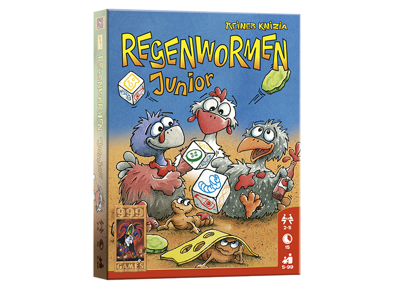 Spel - 999 Games - Regenwormen Junior - per spel