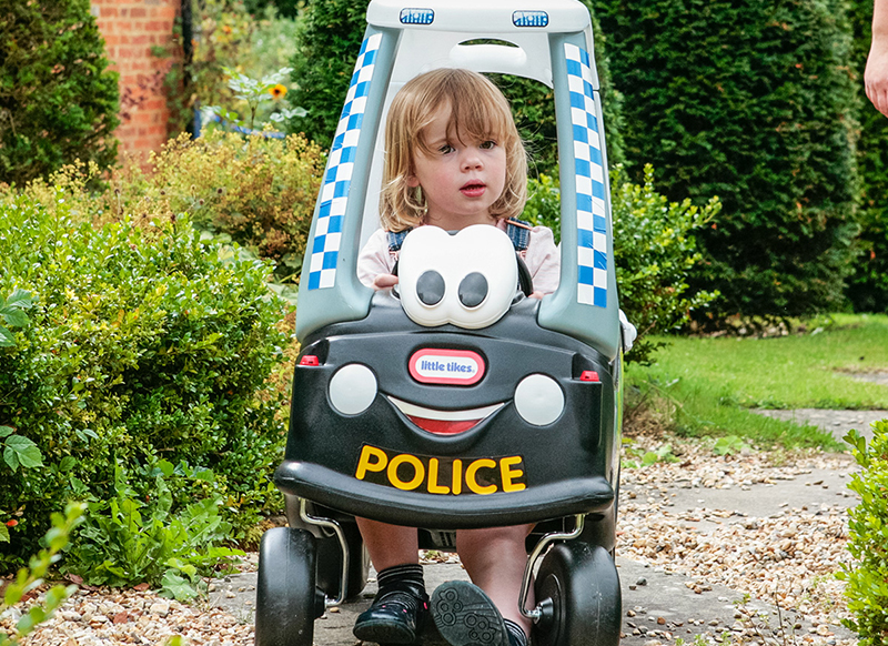 Rollend materiaal - loopfietsjes - Little Tikes - Cozy coupe - Politieauto - per stuk