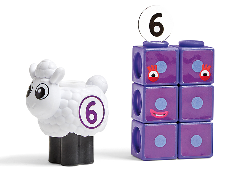 Rekenspel - Learning Resources - Numberblocks Sheep Farm - schapenboerderij - per spel