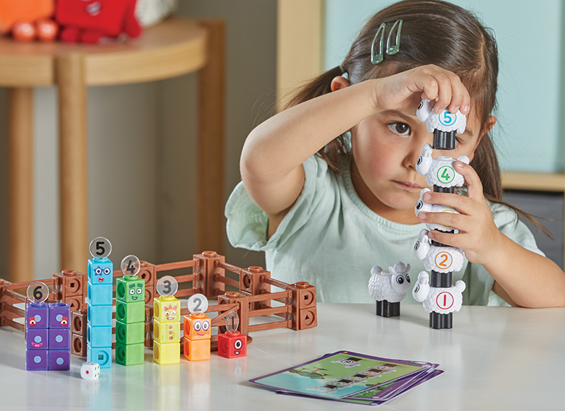 Rekenspel - Learning Resources - Numberblocks Sheep Farm - schapenboerderij - per spel