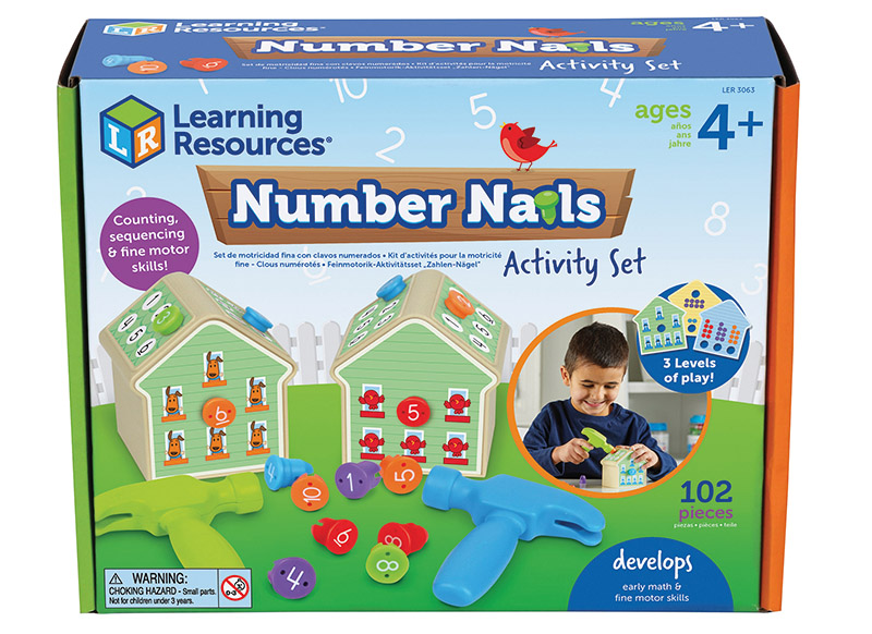 Rekenspel - Learning Resources - Number Nails - per spel