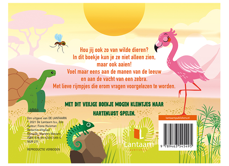 Boekjes - De Lantaarn - Kijk en voel - Wilde dieren - per stuk