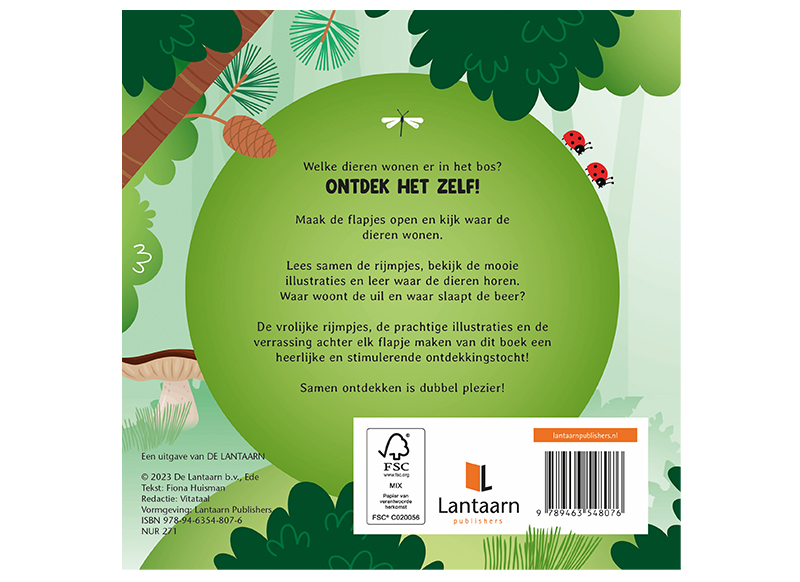 Boekjes - Het Lantaarn - Wie woont hier? In het bos - per stuk