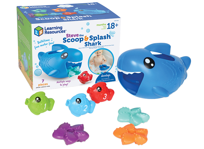 Wiskunde initiatie - Learning Resources - spel - Steve the scoop & splash shark - per spel