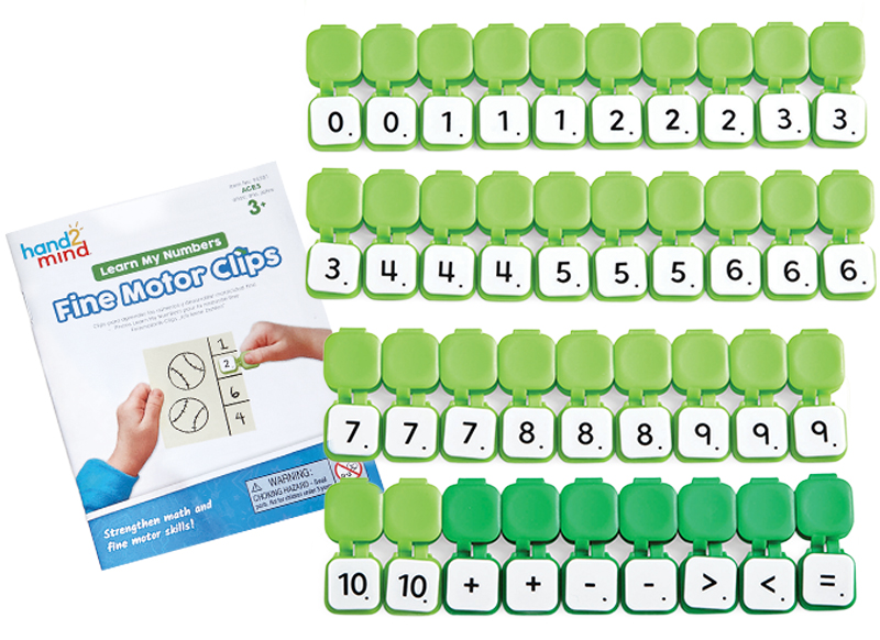 Wiskunde initiatie - Learning Resources - spel - learn my numbers clips - per spel