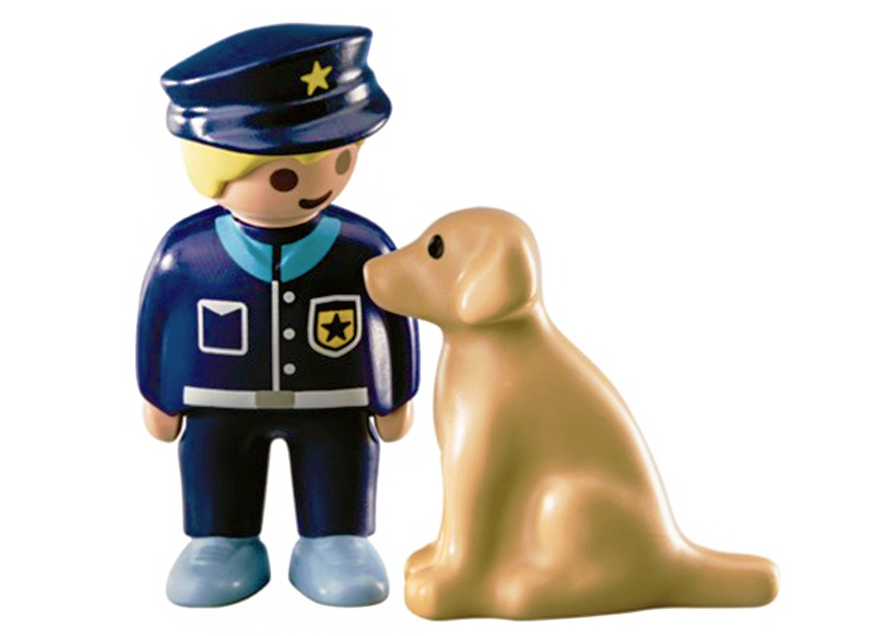 Zinloos Geruststellen koper Eerste speelgoed - Playmobil - 123 - politieman met hond - Smartiest
