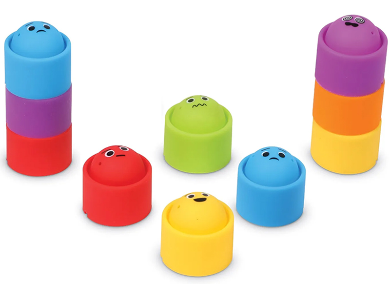 Gevoelens - Learning Resources - rainbow emotions fidget poppers - set van 24