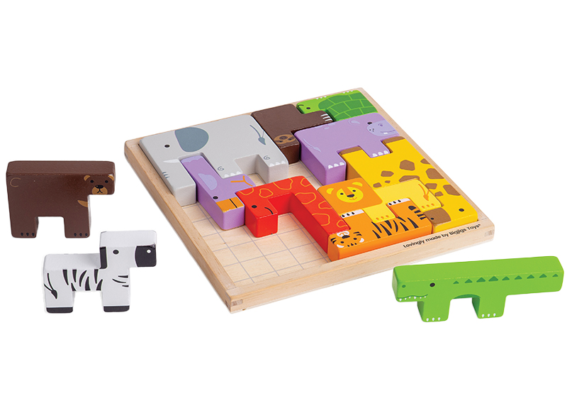 Puzzel - hout - Bigjigs - per puzzel