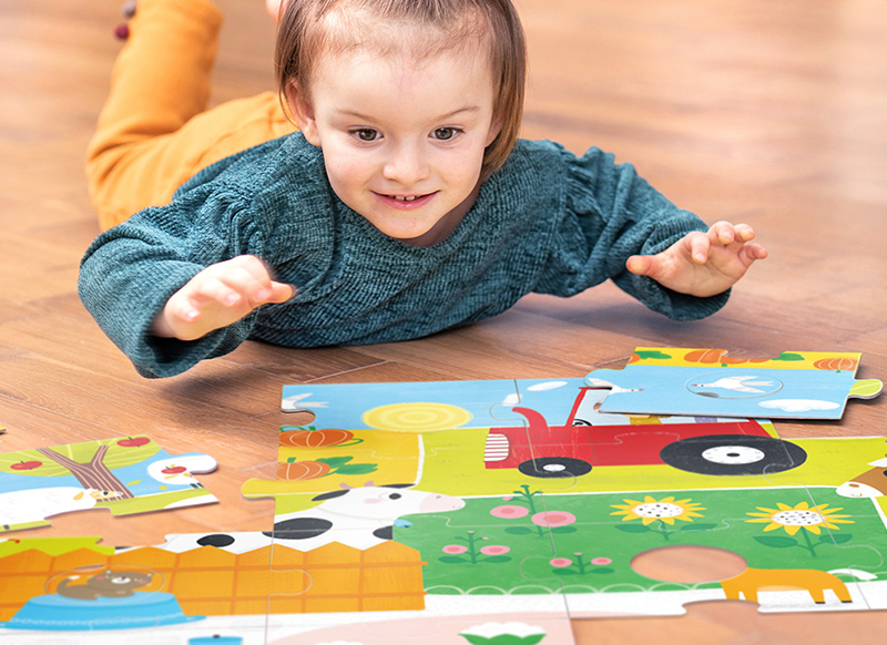 Puzzels - karton - Banana Panda - suuuper size puzzel - boerderij - per puzzel