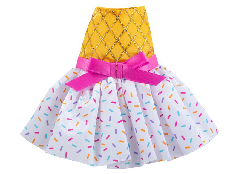 Kerst - the elf on the shelf - kledingset - ice cream party dress - per stuk