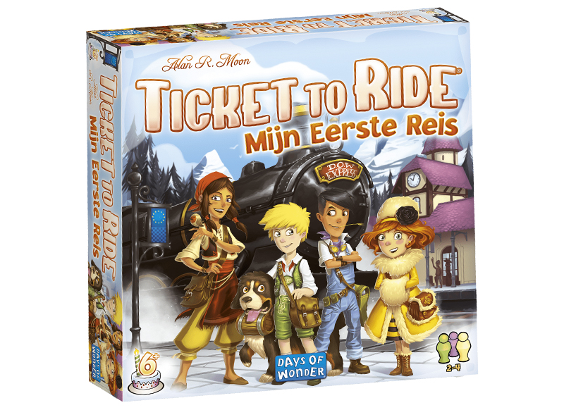 Spellen - gezelschapspellen - Asmodee - ticket to ride, mijn eerste reis - per spel