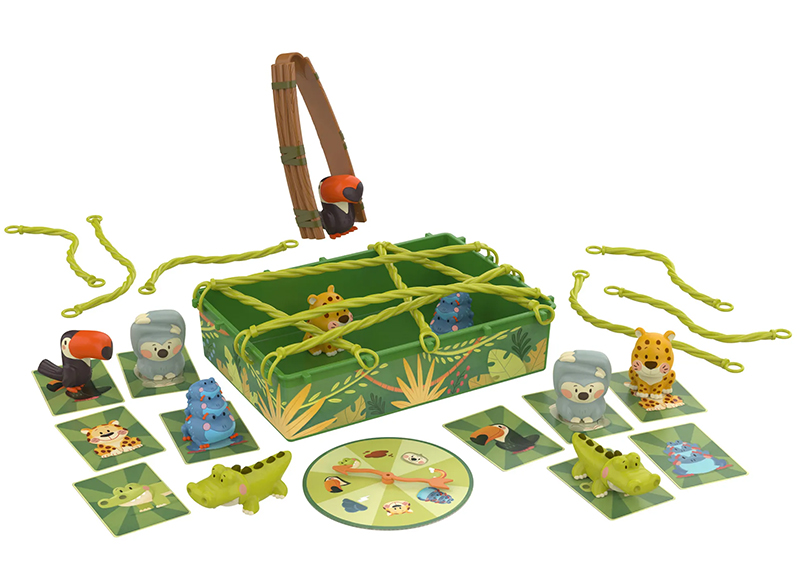 Spellen - Learning Resources - vaardige vingers - jungle rescue the wrangle tangle - per spel