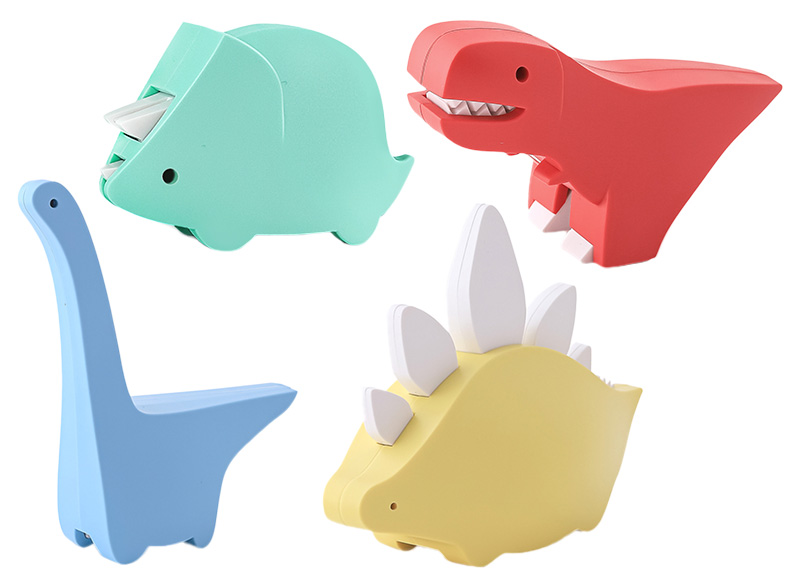 Dieren - Halftoys - dino's - set van 4