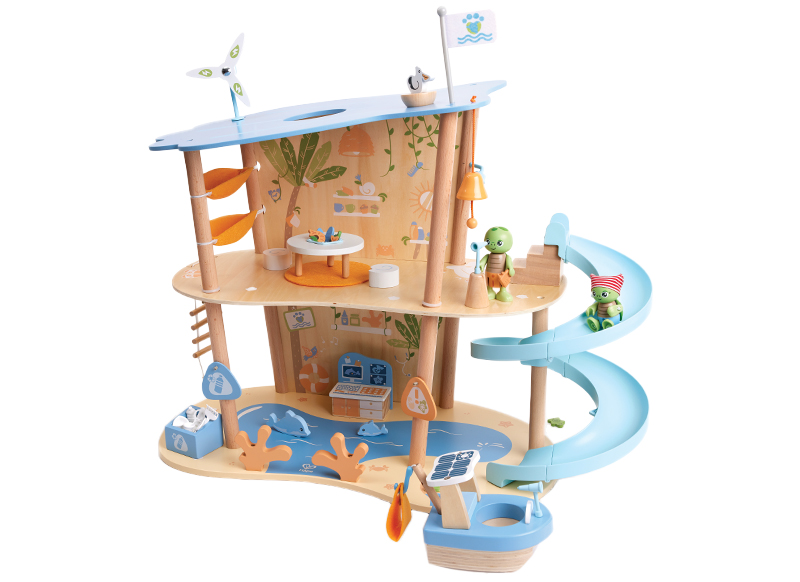 Poppenhuis - Hape - ocean rescue beach house - per set