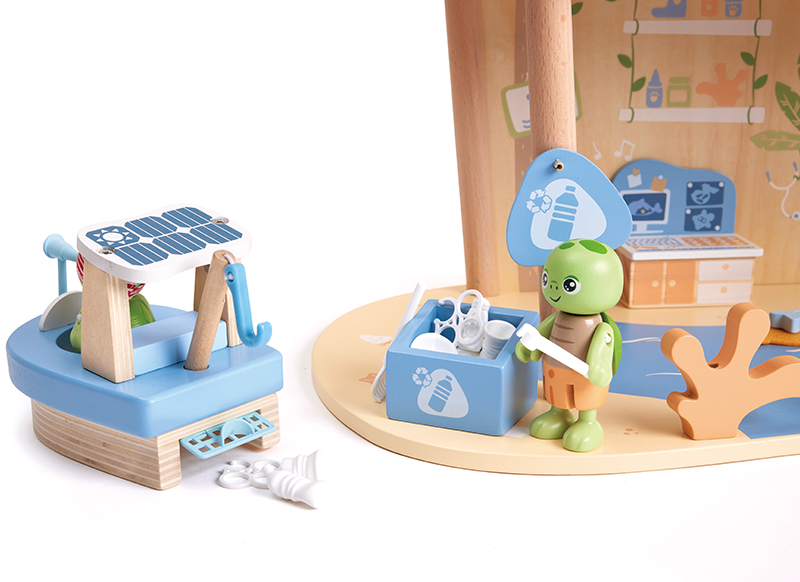 Poppenhuis - Hape - ocean rescue beach house - per set