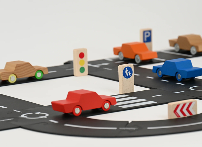 Autobaan - WaytoPlay - road blocks - set van 8