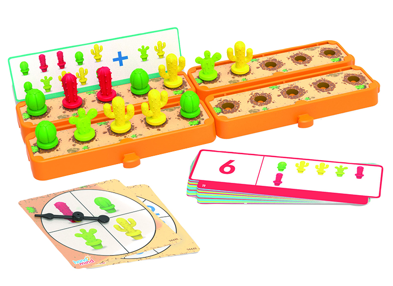 Spel - sorteerspel - hand2mind Cactus Counting Desert Activity Set - activiteitenset - per spel